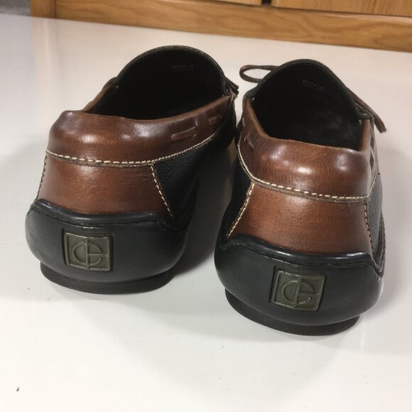 Cole Haan Slip On Loafers Mens Size 11.5 M Black Brown Leather M88358 main image 9